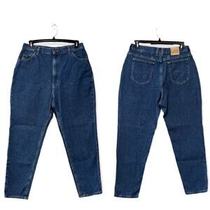 Vintage Lee Jeans Relaxed Tapered Size 18 Short Petite